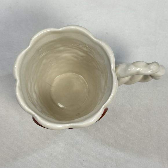 Fitz and Floyd Essentials Christmas Holiday Wreath Mug Set Of 4 - Picture 8 of 16